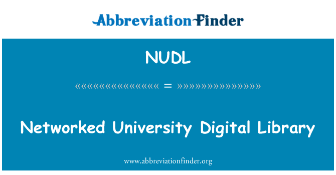 NUDL: Bibliyotèk Digital en Inivèsite