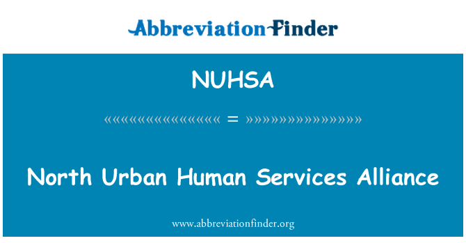 NUHSA: North BUSSITEENINDUSE Human Alliance