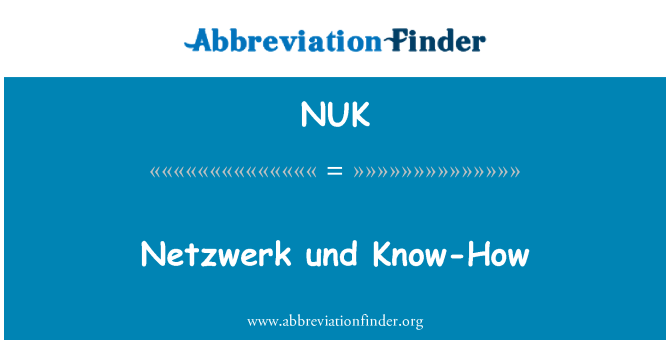 NUK: Netzwerk und पता कैसे