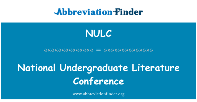 NULC: Conferenza nazionale letteratura dello studente non laureato