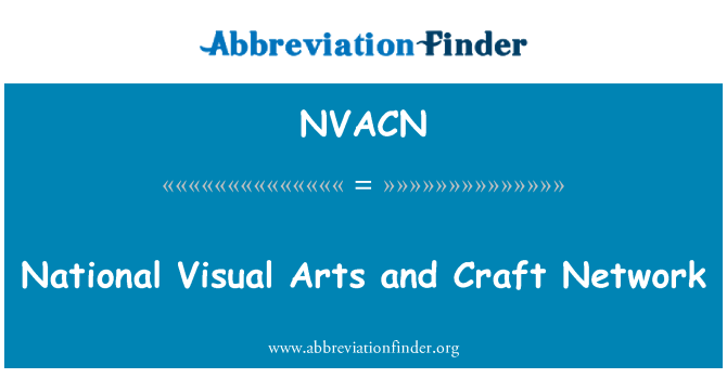 NVACN: ทัศนศิลป์แห่งชาติและเครือข่ายหัตถกรรม