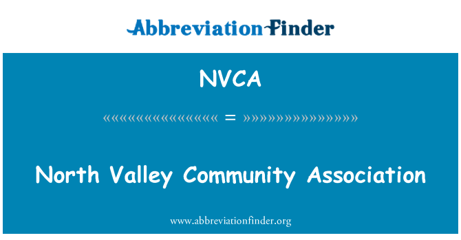 NVCA: North Valley Community Association