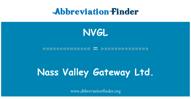 NVGL: NASS Vall Gateway Ltd.