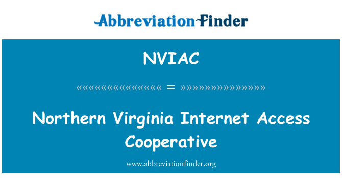 NVIAC: Põhja-Virginia Internet Access ühistu