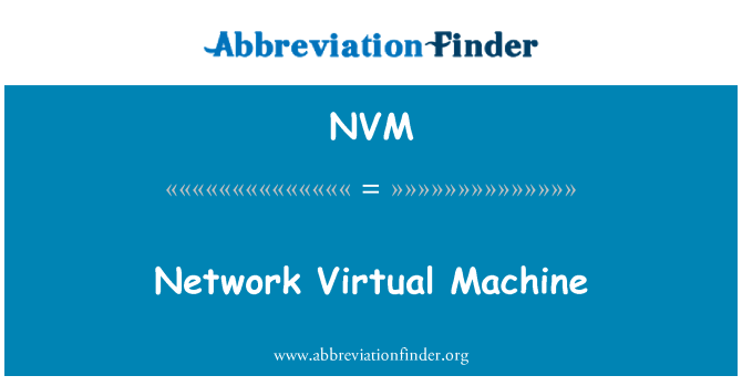 NVM: Network Virtual Machine