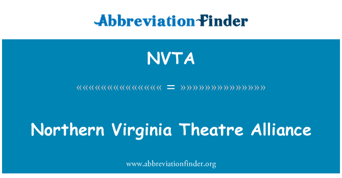 NVTA: Theatr Northern Virginia Alliance
