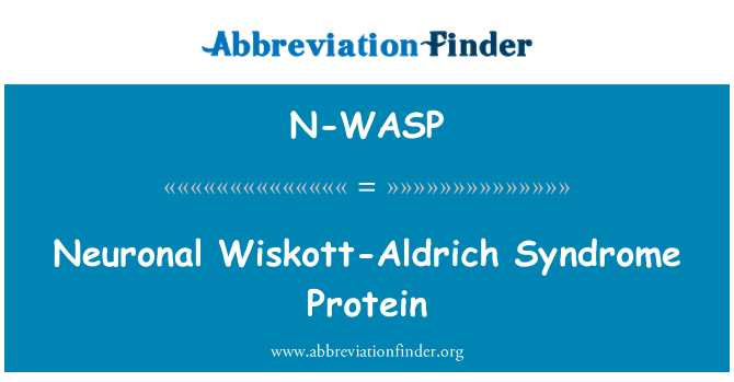 N-WASP: Neurona Wiskott - Aldrich sindrom proteina