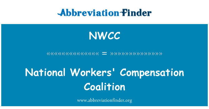 NWCC: Coaliţia naţională lucrătorilor de compensare