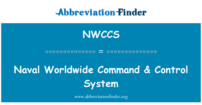 NWCCS: قيادة البحرية في جميع أنحاء العالم آند نظام التحكم