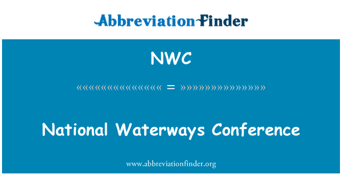 NWC: National Waterways Conference