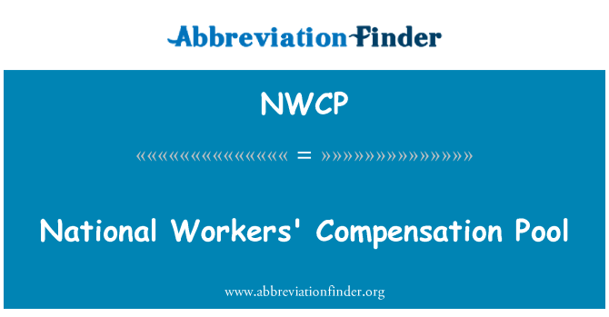 NWCP: Národní pracovníci ' kompenzace bazén