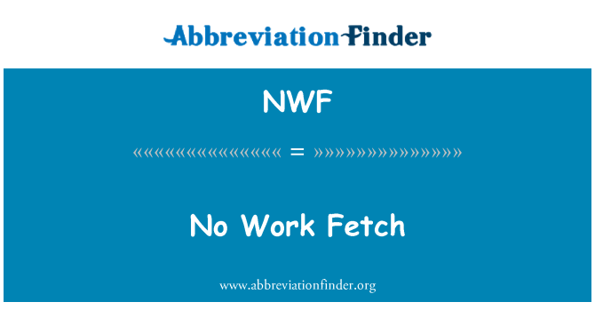 NWF: Pa chèche travay