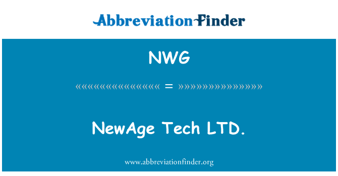 NWG: NewAge τεχνολογίας ε.π.ε.