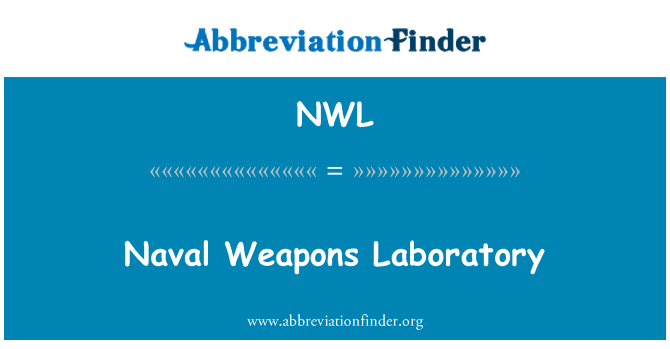 NWL: Naval Weapons-Labor