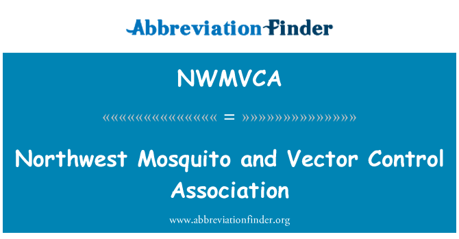 NWMVCA: Severozápadní komára a vektorové řízení asociace