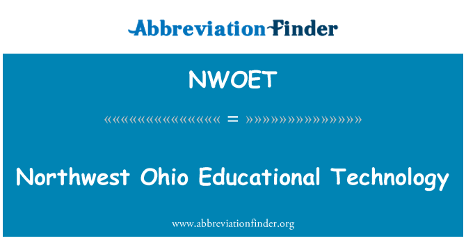 NWOET: شمال مغربی اوہائیو تعلیمی ٹیکنالوجی