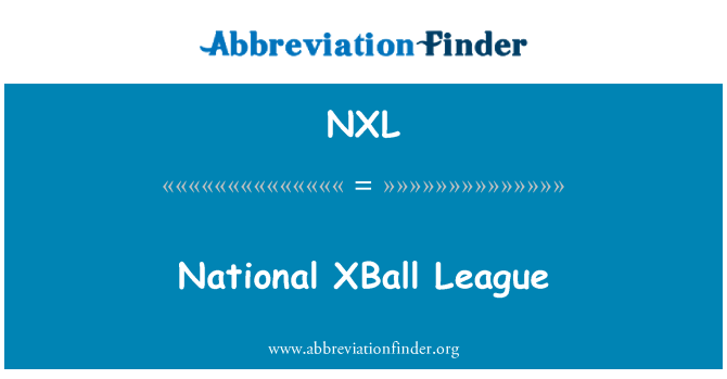 NXL: Lig XBall nasyonal