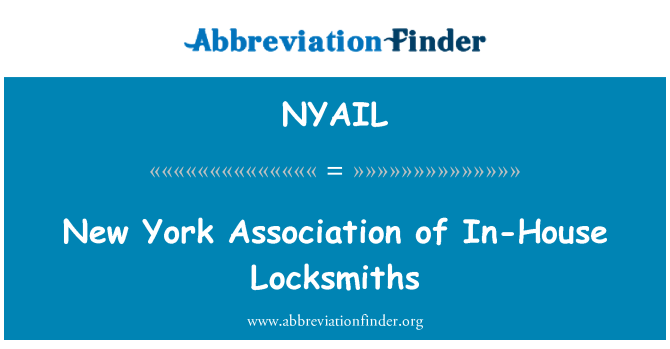 NYAIL: New York Persatuan dalaman Locksmiths