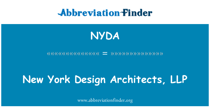 NYDA: New York Conception Architectes, Andersomn