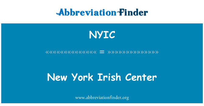 NYIC: New York irski Center