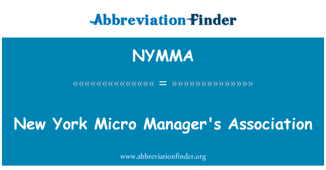NYMMA: New York Micro jeran an asosyasyon