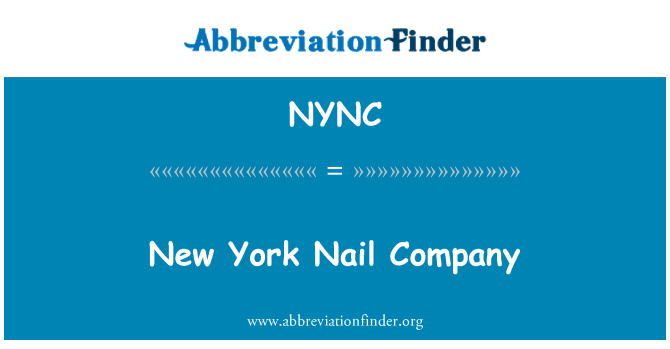 NYNC: New York Nail Company