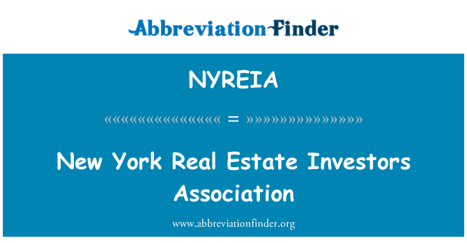 NYREIA: Nova York immobiliària inversors d'Associació