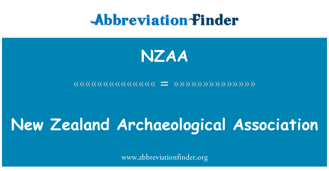 NZAA: Nový Zéland archeologické asociace