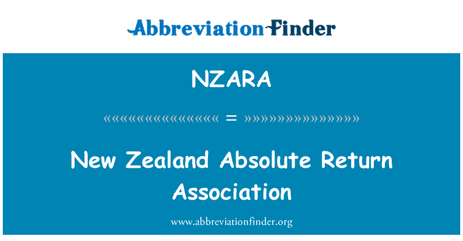 NZARA: New Zealand Absolute Return Association