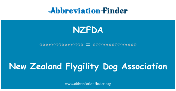 NZFDA: Persatuan anjing Flygility New Zealand
