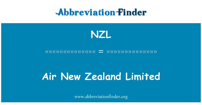 NZL: אייר ניו זילנד מוגבלת