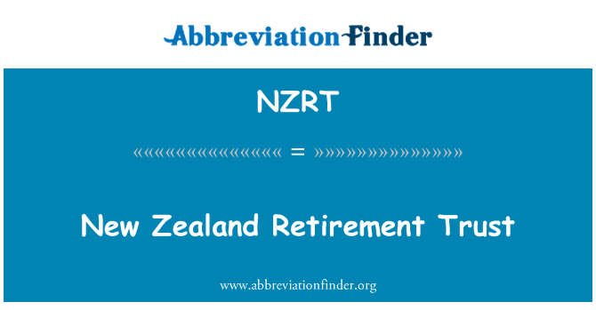 NZRT: Trust ta ' irtirar ta ' New Zealand