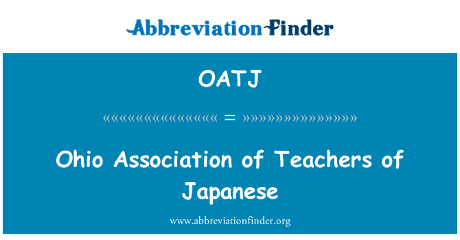 OATJ: Ohio sammanslutning av lärare i japanska