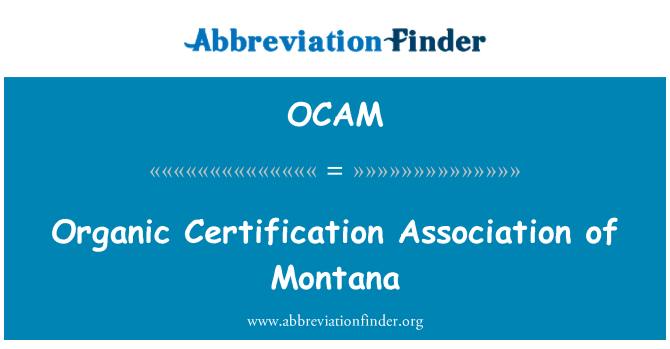 OCAM: Associació de certificació orgànica de Montana
