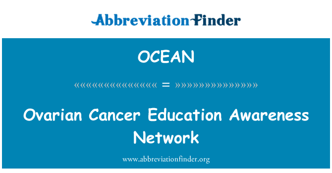 OCEAN: Reţeaua conştientizarea ovarian Cancer