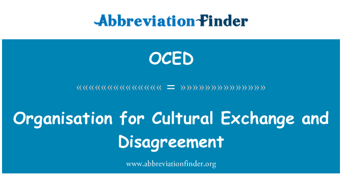 OCED: Tổ chức giao lưu văn hóa và bất đồng