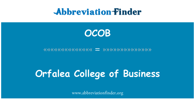 OCOB: Orfalea College of Business