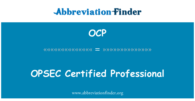 OCP: OPSEC Certified Professional