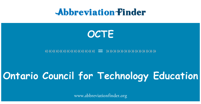 OCTE: Ontario rådet för teknologifostran