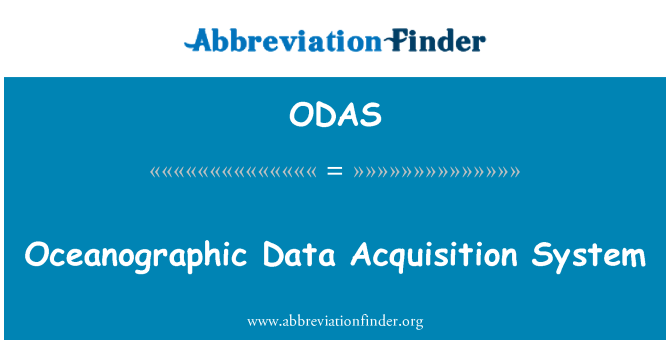 ODAS: 海洋學資料獲取系統