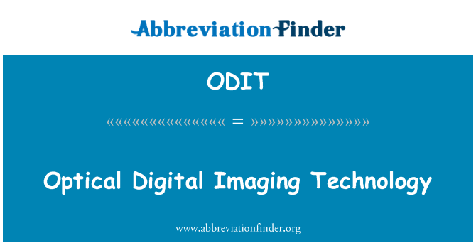 ODIT: Optical Digital Imaging Technology