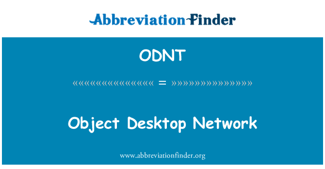 ODNT: هدف شبکه های دسکتاپ