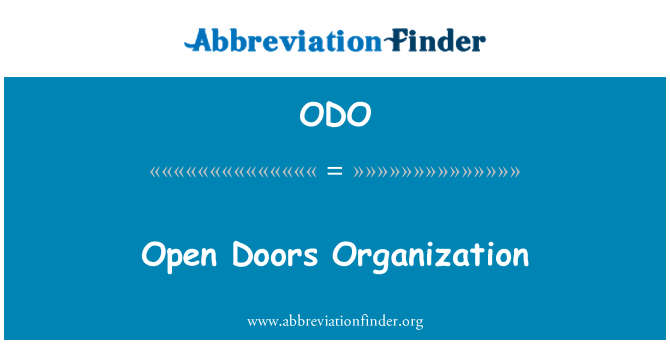 ODO: Open Doors Organization
