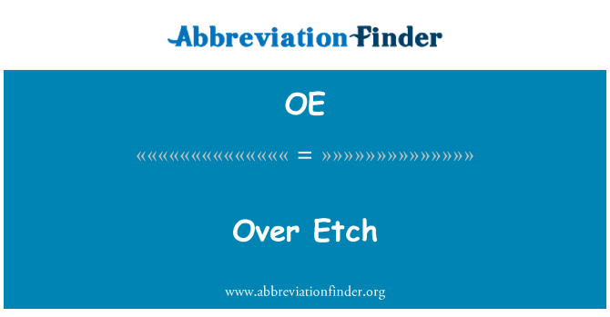 OE: Més Etch