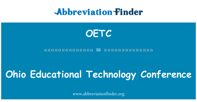 OETC: Ohio edikasyon teknoloji konferans
