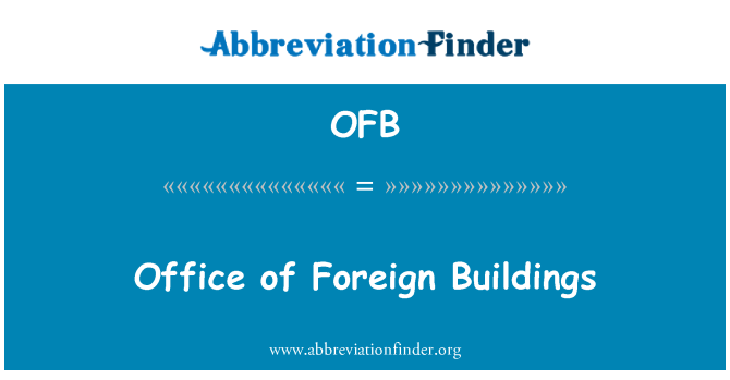 OFB: Bureau des bâtiments étrangers
