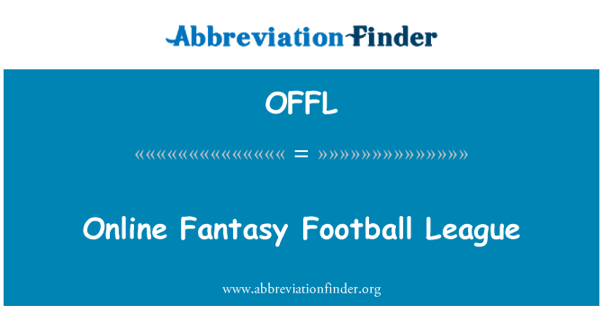 OFFL: Lig foutbòl online Fantasy