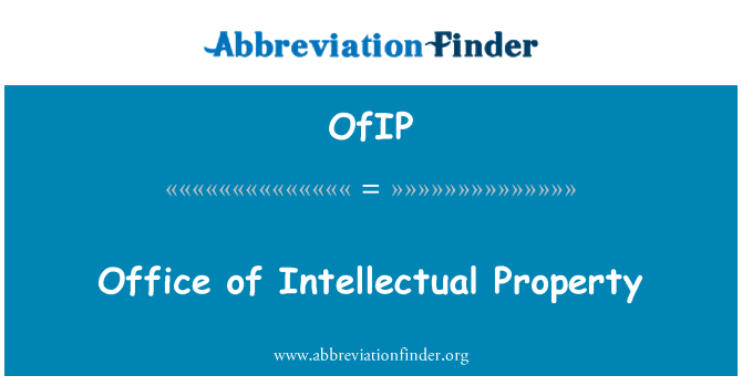 OfIP: مكتب الملكية الفكرية