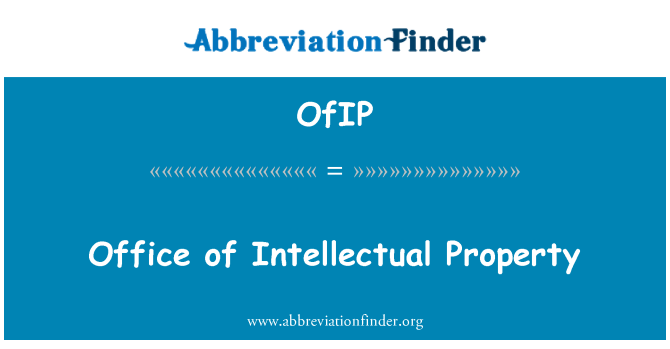 OfIP: Oficina de propiedad intelectual