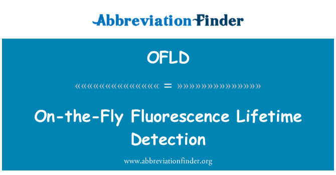 OFLD: On-the-Fly-fluoreszcencia élettartam észlelése